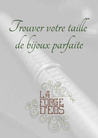 Trouver sa taille de bijoux parfaite - Memo La Forge d'Eos