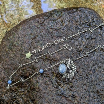 Parure Céto Cyanite La Forge d'Eos