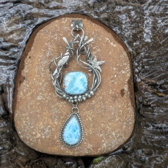 Pendentif Nérée collection acqua La Forge d'Eos